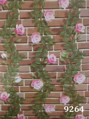 Đề can dán tường gạch hoa leo 9264