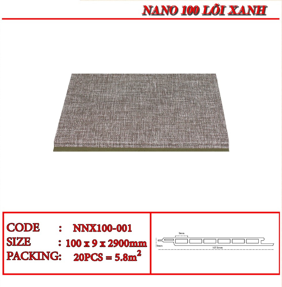 Hình ảnh tấm ốp nano human nnx100-001