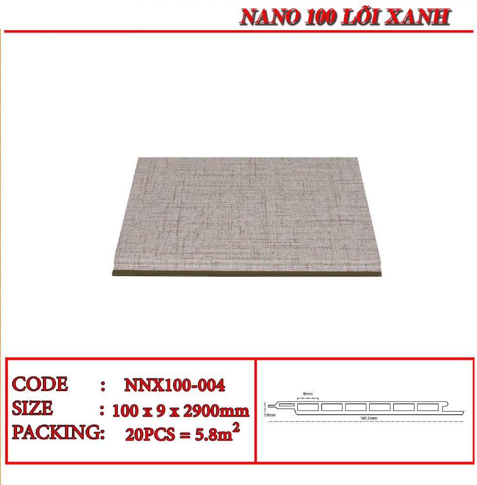 Hình ảnh tấm ốp nano human nnx100-004