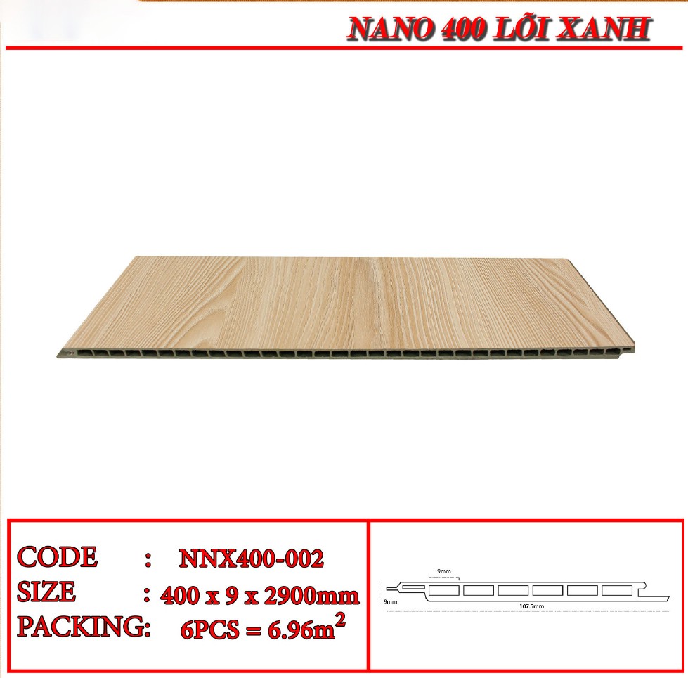 Hình ảnh tấm ốp nano human nnx400-002