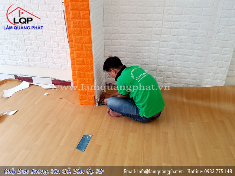 Sàn nhựa giả gỗ Simili lót sàn tại quận Tân Bình, HCM