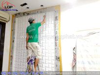 Lắp đặt tấm ốp tường 3D P530 tại Nguyễn Cư Trinh, quận 1, HCM