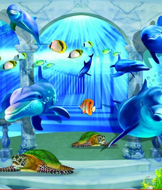 Hình ảnh Tranh 3D con cá HUMANDECOR-967