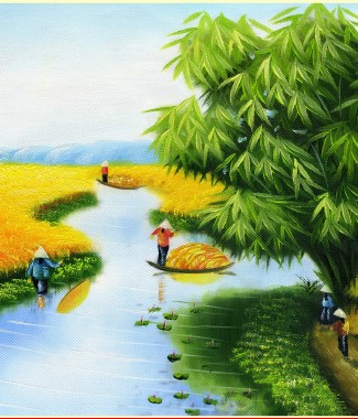 Lâm Quang Phát - Tranh phong cảnh HUMANDECOR-6384