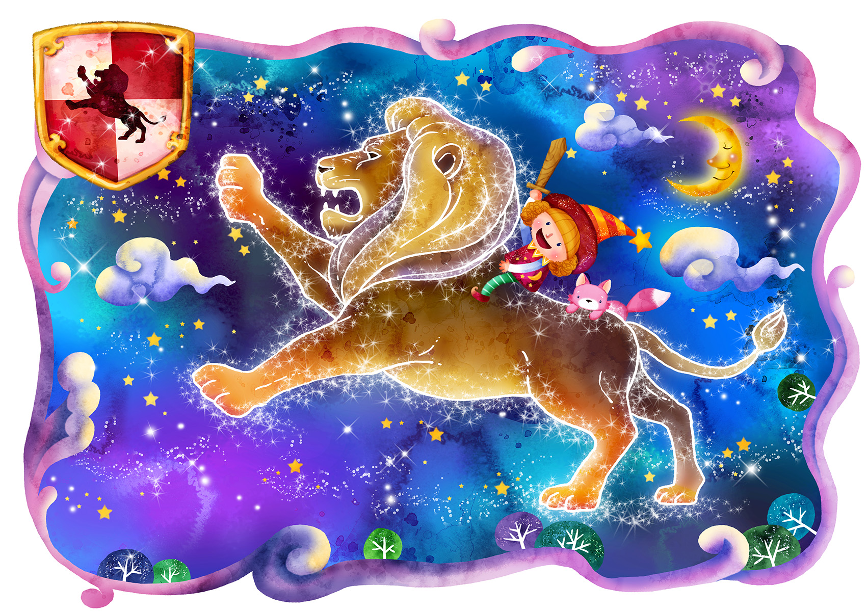 Созвездие Льва для детей