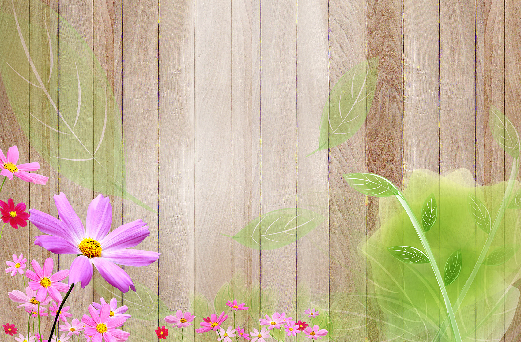 Hình ảnh tranh dán tường hoa lá humandecor----4696