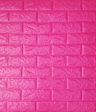 giấy dán tường 3D màu hồng